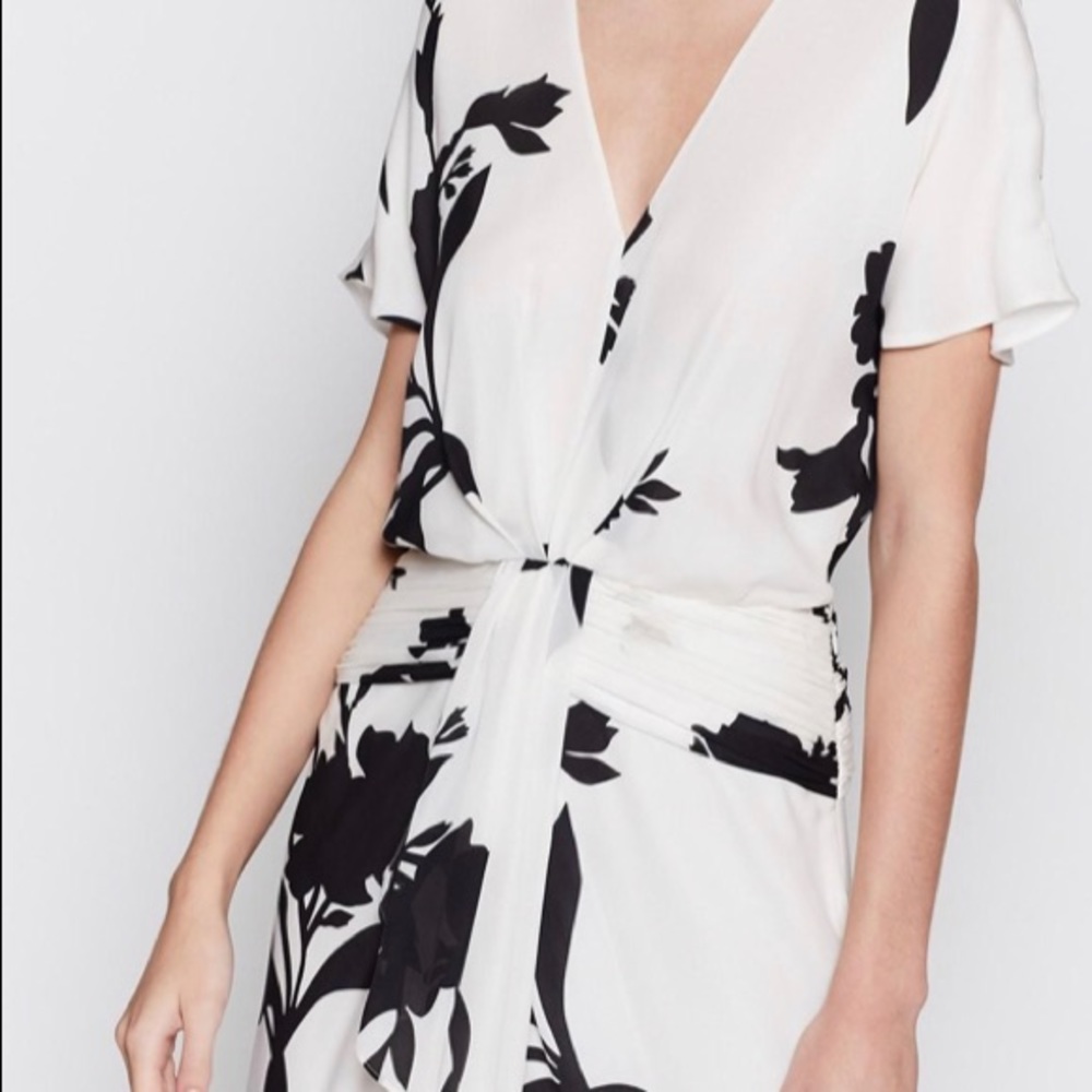 Joie Ashleena dress in white and black